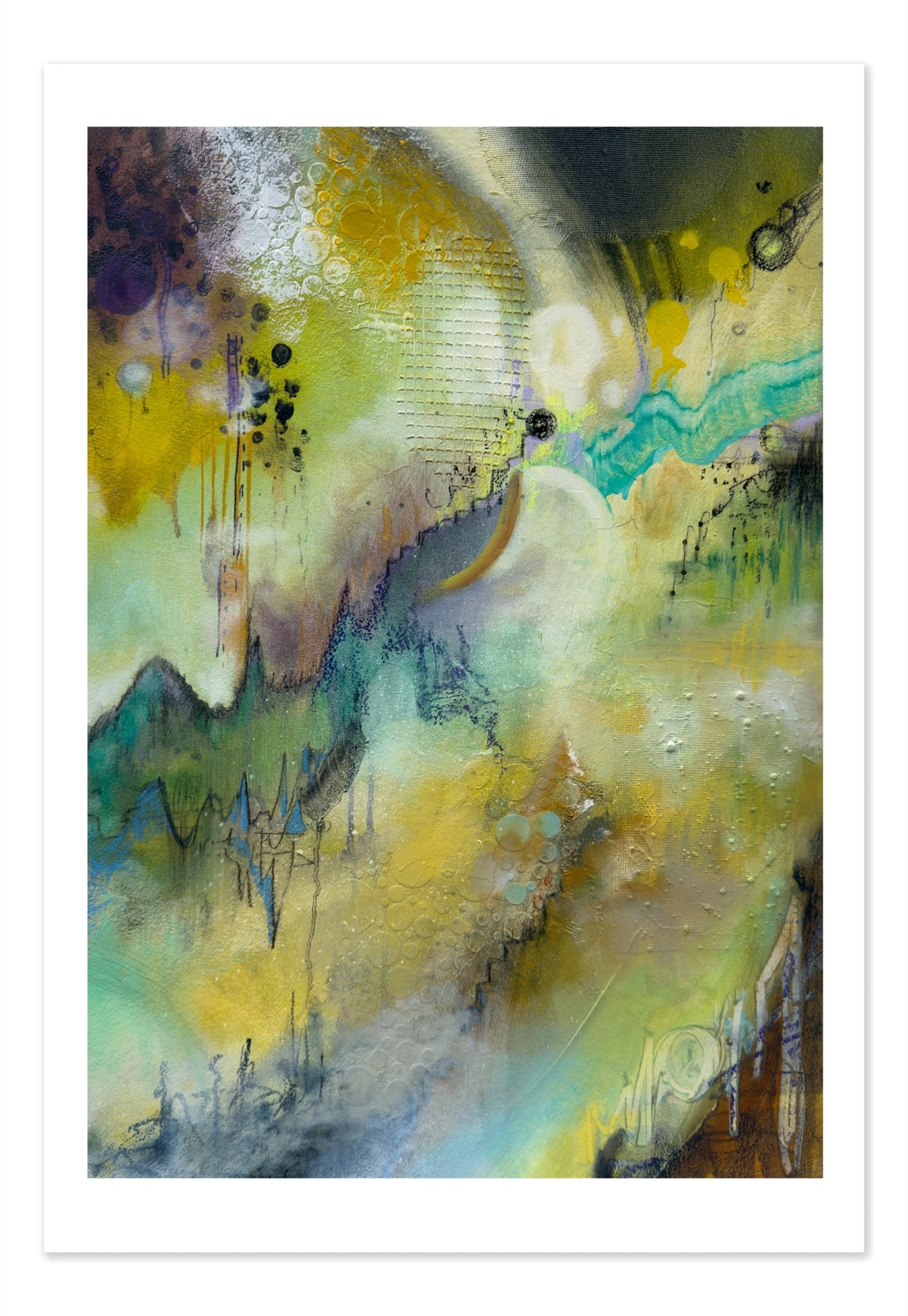 Cosmic Walk - giclée fine art print by Ishi Wild